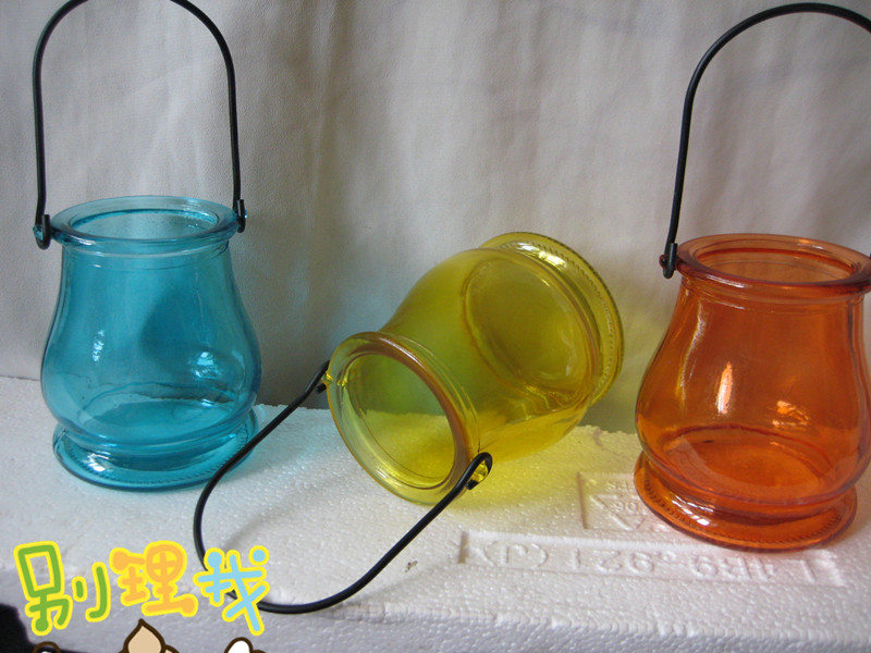 colour Glass bottle hanging bottle Binaural candlestick Aromatherapy bottle vase Craft bottle Glass Hydroponics Containerin the Home accessories , Vase/Flower/Artificial flowers/Imitation jewelry , Flower/Vase , Other flower category - from Buy2taobao.com to provide professional Taobao agent buy service