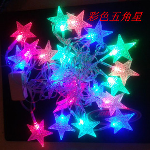  LED彩灯led闪灯灯串装饰灯节日彩灯婚庆灯窜窜灯花园观景灯彩色灯