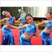 儿童傣族舞蹈服装傣族服装少儿傣族服装傣族舞