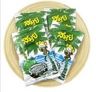  正宗泰国 红记SAMUI苏梅 香酥烤椰子片 40克/45克