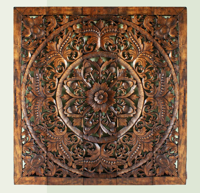 preferential Thai square Hollow Background wall decorate Southeast Asia style Woodcarving painting Wall decoration Chinese style solid wood Through flower platein the Basic building materials , Carved Series , Through flower plate category - from Buy2taobao.com to provide professional Taobao agent buy service