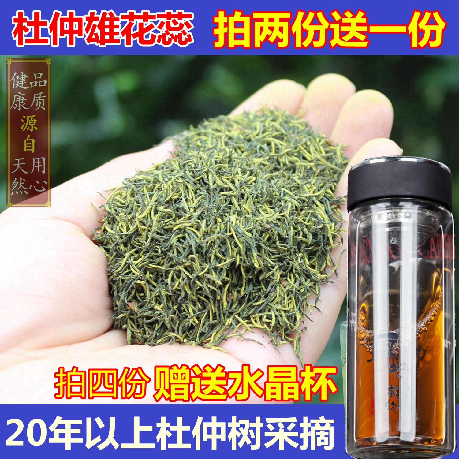 张家界野生杜仲雄花茶正品针形花蕊养生茶2019年新茶55克自产自销|ruв категории традиционные питательный пища, другие традиционные тоник, эвкоммия - от Buy2taobao.com для оказания профессиональной услуги покупки агента Taobao