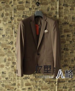  【专柜正品】gxg男装13新款 春装时尚商务款米色休闲西服99613012