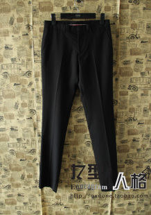  【专柜正品】GXG男装13新款 春装时尚商务款黑色百搭西裤99114053