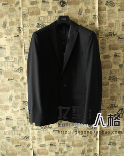  【专柜正品】GXG男装13新款 春装时尚商务款黑色百搭西服99113045
