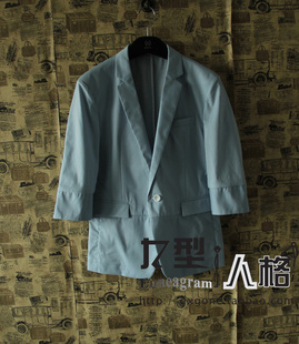  【专柜正品】GXG男装13新款 春装时尚百搭款蓝色休闲西服3165