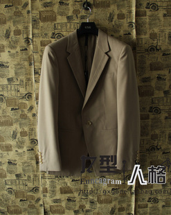  【专柜正品】GXG男装13新款 春装时尚商务款米色百搭西服99113051