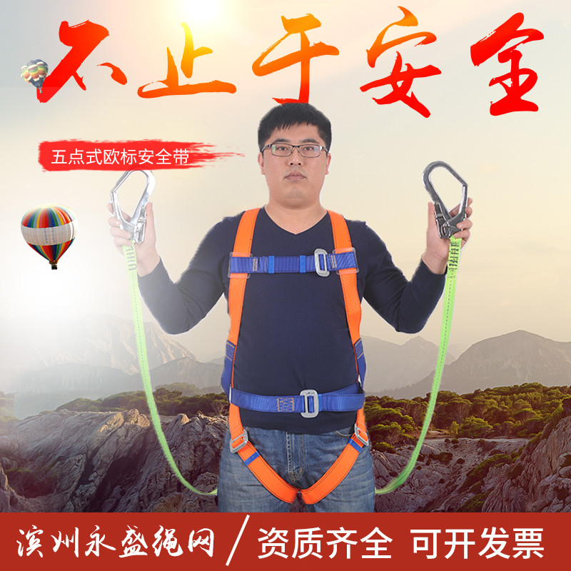 五点式双大钩安全带高空作业保险带空调安装耐磨安全绳全身防坠落在类目 户外/登山/野营/旅行用品, 专项户外运动装备, 登山攀岩攀冰, 安全带中 - 来自Buy2taobao.com提供专业的淘宝代购服务