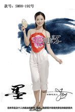 珊目尔伊丝绘小美人100%真丝肚兜 桑蚕丝肚兜 手绘肚兜192