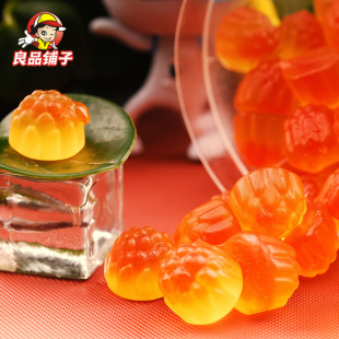  【良品铺子】 酸橙注心软糖 橡皮糖夹心QQ糖 零食糖果180g*1罐