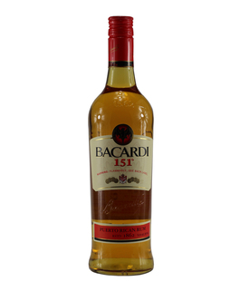 百加得151朗姆酒750ml Bacardi 151 【行货正品洋酒】
