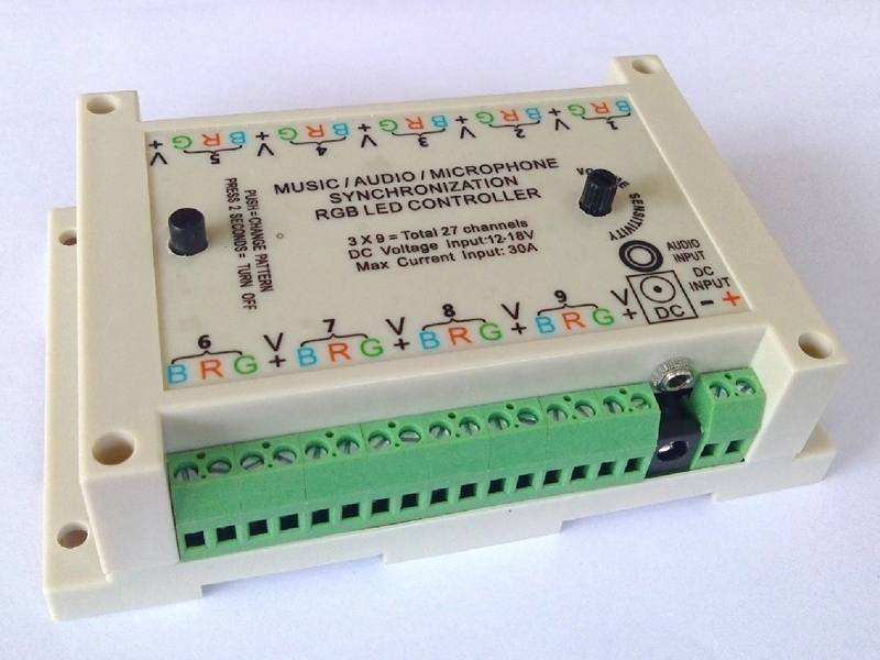 全彩12V RGB LED灯条灯带 音乐同步节奏控制器 声控舞台灯光设计在类目 影音电器, 影音家电配件, hifi音响配件, 舞台灯光中 - 来自Buy2taobao.com提供专业的淘宝代购服务