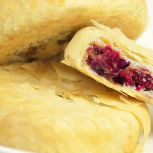  轩庆云南特产 鲜花饼 经典玫瑰饼 酥皮玫瑰花饼 10个包邮买10送1
