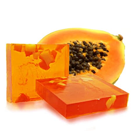 sprdtech木瓜 抗过敏 洁面皂\/冷手工皂\/精油皂\/香