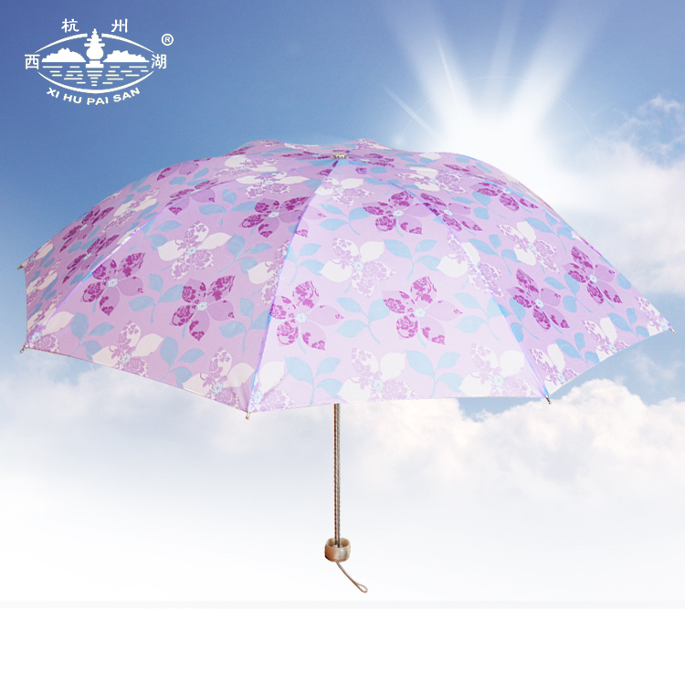 西湖创意个性雨伞