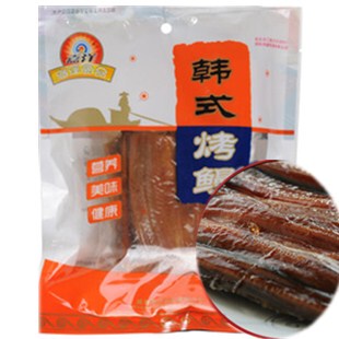  山东威海特产 嘉洋  日韩式烤鳗鱼片 海味即食400g