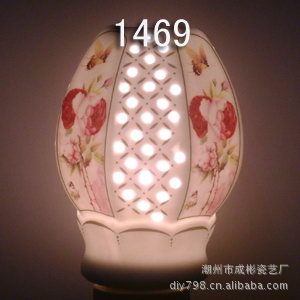  陶瓷镂空小夜灯 创意 礼品 节能 插电 家装饰品 生日礼物