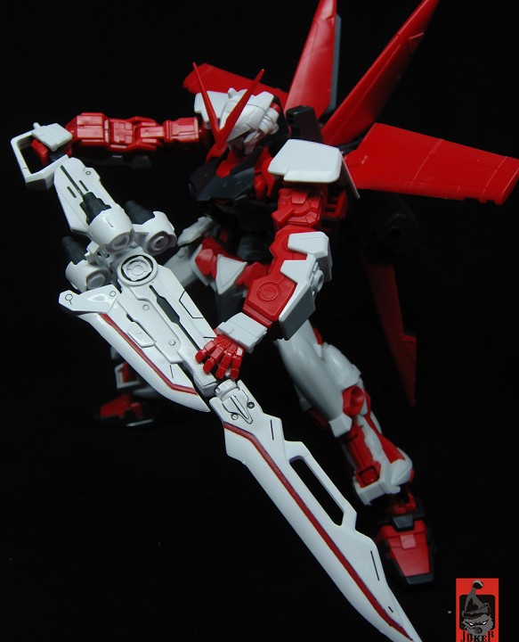 现货joker hg 1/144 红异端 红迷 全刃改件 王者之剑