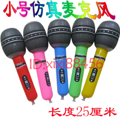 Inflatable Toys inflation Microphone Stage props Sing prop kindergarten Inflatable microphonein the Toy/Childs/Puzzle/Building block/Model , Electronic/Light/Aerated/Tricky Toy , Plastic inflatable toys (Do not put other materials) category - from Buy2taobao.com to provide professional Taobao agent buy service