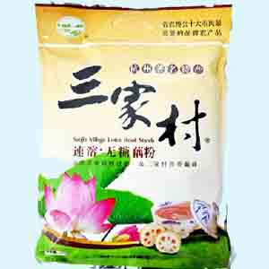  杭州特产 正宗 三家村 西湖藕粉 速溶 无糖藕粉 450g