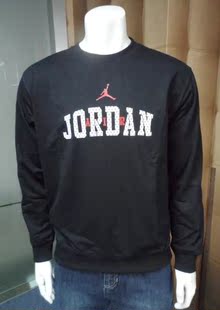  AirJordan乔丹秋装圆领套衫套头长袖运动卫衣男篮球服休闲卫衣