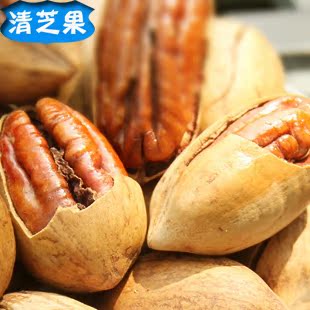  清芝果 零食炒货特产坚果美国碧根果/长寿果山核桃160g