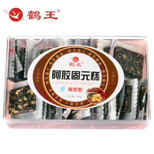  鹤王新品山东阿胶膏固元膏500g秋冬型阿胶糕即食2盒包邮