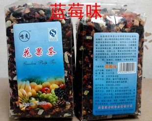  怡爽花果茶 500g(蓝莓味）果粒茶/水果茶 2袋起 包邮