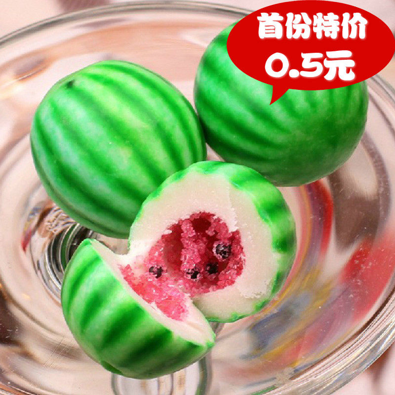 西班牙进口菲尼Fini西瓜口香糖 80后怀旧夹心泡泡糖 8g