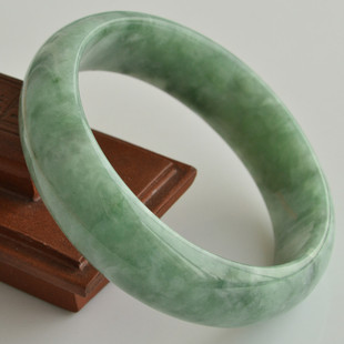  特价包邮 正品无裂痕翡翠手镯A货 油青满绿 冰糯种翠玉镯假一陪十