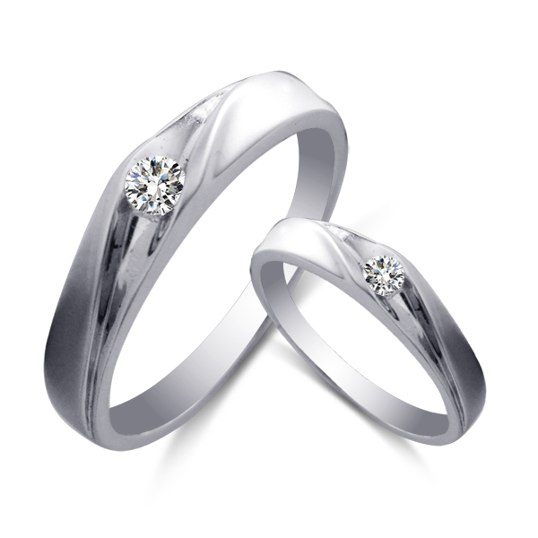 金太福钻石 18K白金钻石戒指结婚季 结婚钻戒 求婚戒指 钻石情侣戒 正品 金太福钻石 18K白金钻石戒指结婚季 结婚钻戒 求婚戒指 钻石情侣戒 正品
