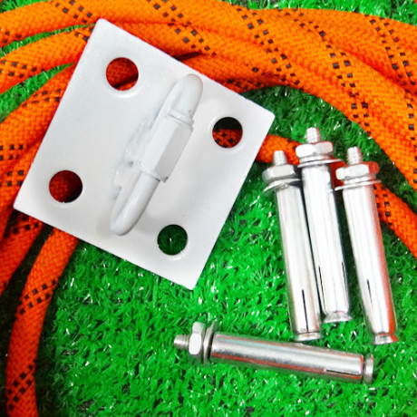 逃生绳固定器 四角 固定支架 逃生固定物 非三角