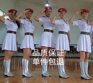 军旅舞蹈演出服装女海军舞蹈服军鼓舞服迷彩演
