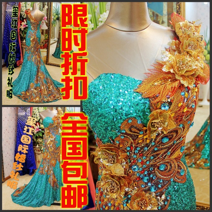 Вечернее платье Gongtinglisha xj76173 Gongtinglisha Корейский Обычная Макси-юбка (более 126см) Вечернее платье Gongtinglisha xj76173 Gongtinglisha Свадьба, Вечеринка, Корпоратив, Выступление, Свидание, встреча С бисером