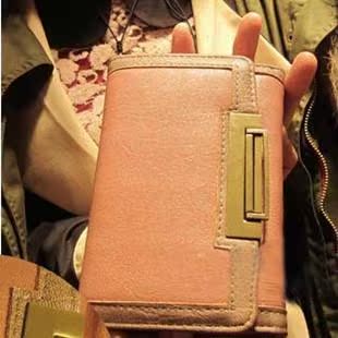  新款女钱包卡套 韩版复古时尚拼接 女士钱包中款钱夹手包皮夹卡包