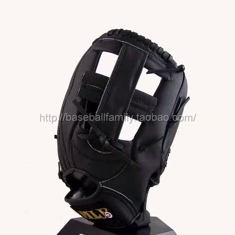 MLBase PU 十字档三垒棒球手套成人款12英寸