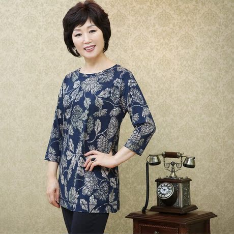 2014春装新款韩国代购福太太中老年女装妈妈