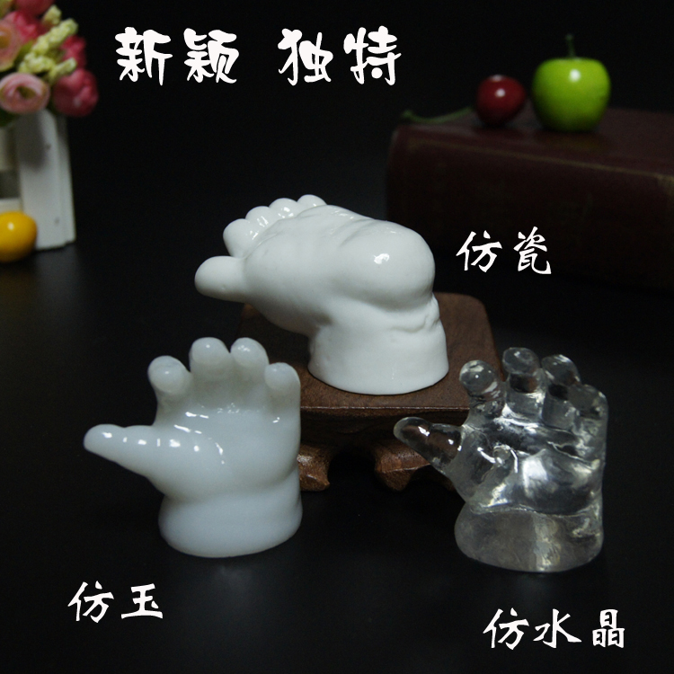 包邮宝宝仿水晶手足印仿瓷仿玉宝宝印手印泥婴儿手脚模手足印|msdalam kategori Toy/bayi/teka-teki/blok bangunan/model, Baby Ji Nianpin/Produk peribadi, tapak kaki tangan - dari Buy2taobao.com untuk memberikan perkhidmatan ejen Taobao profesional membeli