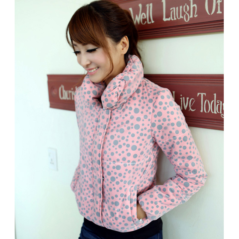 波点小棉衣外套...