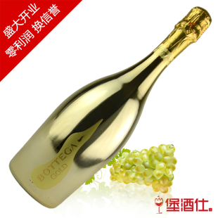  正品意大利红酒 波特嘉 佩塔罗起泡葡萄酒璀璨金瓶香槟【堡酒仕】