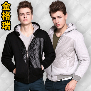  金格瑞 新款秋冬 男装 棉袄棉服男 毛绒保暖 潮 外套 棉衣男