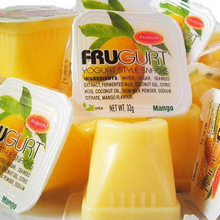  进口零食马来西亚特产 FRUGURT 小优酪布丁 芒果果冻250克装