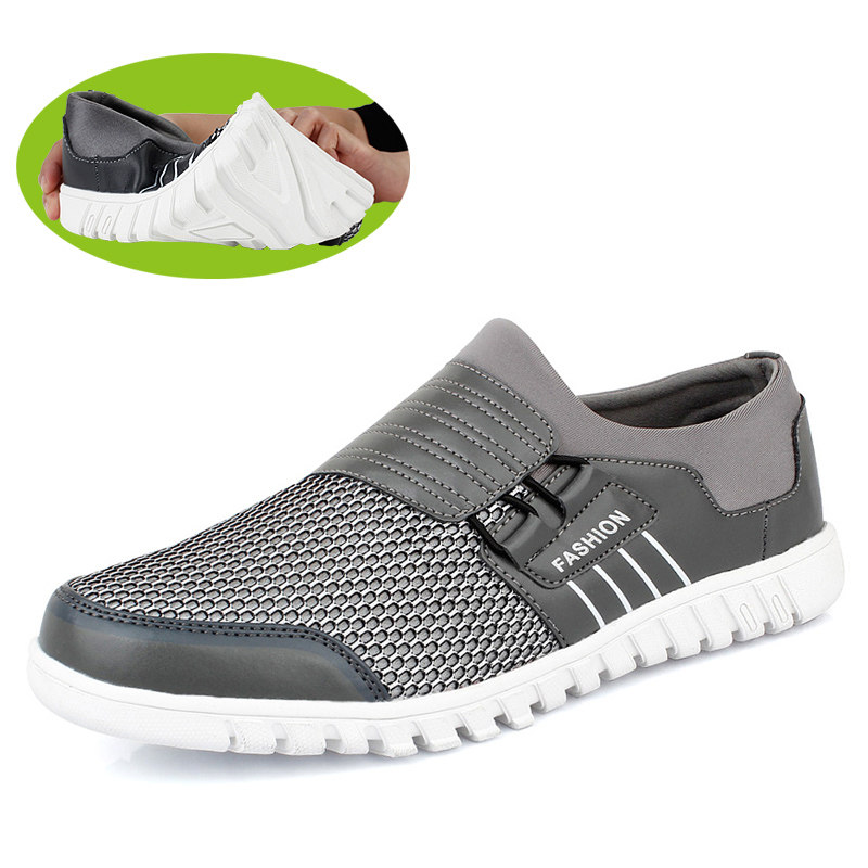 Summer men's breathable honeycomb mesh shoes shoes men's shoes casual sneaker set foot lazy men's tribe