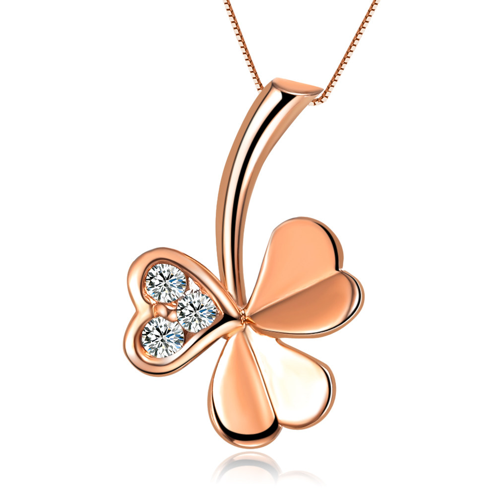 [Zocai/zoccai]18K rose gold diamond pendant pendant 