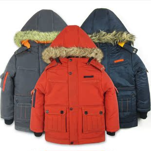  59元特价麦比新款童装 男童冬装 加厚棉衣外套 儿童棉袄