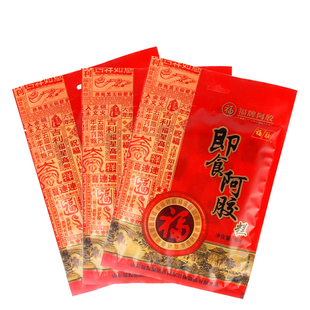  山东东阿镇阿胶膏 福牌即食阿胶糕固元膏 60g(6g*10片) *3袋装