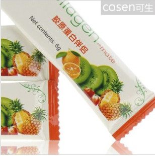 可生 胶原蛋白粉VC伴侣 天然维生素C奶味6g条装 拍一大包包邮正品