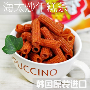  韩食速递--韩国进口零食 膨化食品 海太辛堂洞 炒年糕味脆条 103g