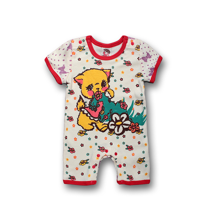 Newborn baby A summer go out Climbing clothes Infants Cotton coveralls Romper men and women Cotton Short sleevedin the Children/Baby/Family fitted , Jumpsuit/Climbing clothes/Romper category - from Buy2taobao.com to provide professional Taobao agent buy service