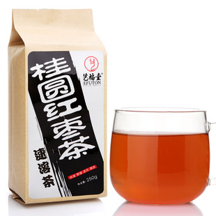  艺福堂茶叶 桂圆红枣茶 正品出口原装 250克/袋 速溶红枣茶 袋泡